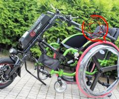 Przystawka, napęd elektryczny do wózka inwalidzkiego 500W, 14Ah