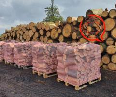 Drewno kominkowe opałowe sezonowane paleta