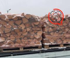 Drewno kominkowe opałowe sezonowane paleta