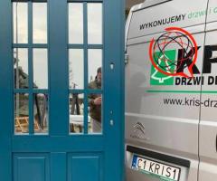 Drzwi drewniane zewnętrzne ocieplane OD RĘKI CZYSTE POWIETRZ