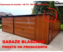 GARAŻE BLASZANE NA WYMIAR