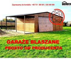 GARAŻE BLASZANE NA WYMIAR