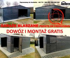 GARAŻE BLASZANE NA WYMIAR