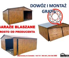 GARAŻE BLASZANE NA WYMIAR