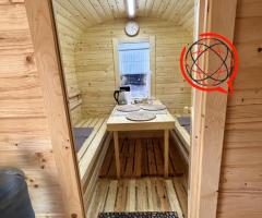 Sauna ogrodowa 6m z piecem elektrycznym