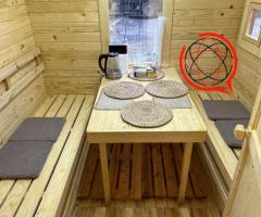 Sauna ogrodowa 6m z piecem elektrycznym