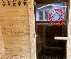 Sauna ogrodowa 6m z piecem elektrycznym