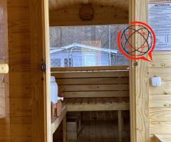 Sauna ogrodowa 6m z piecem elektrycznym
