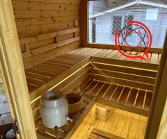 Sauna ogrodowa 6m z piecem elektrycznym
