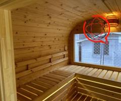 Sauna ogrodowa 6m z piecem elektrycznym
