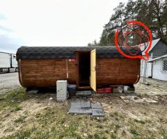 Sauna ogrodowa 6m z piecem elektrycznym