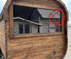 Sauna ogrodowa 6m z piecem elektrycznym