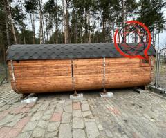 Sauna ogrodowa 6m z piecem elektrycznym