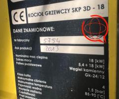 Kocioł Krzaczek  z podajnikiem na ekogroszek