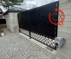 Brama dwuskrzydłowa z automatyka