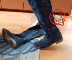 Zamszowe kozaki nr 4