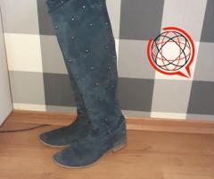 Zamszowe kozaki nr 4