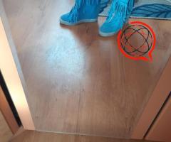 Błękitne botki z frędzlami