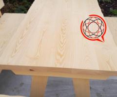 Meble ogrodowe, zestaw ogrodowy drewniany,  stół ogrodowy