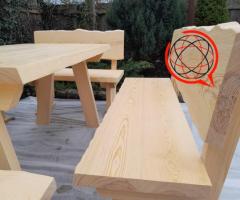 Meble ogrodowe, zestaw ogrodowy drewniany,  stół ogrodowy