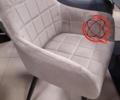 Krzesła welur glamour LOFT 4 kolory welur NOWE