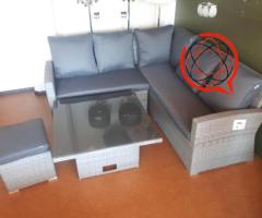 83 MEBLE NAROŻNIK RATTANOWY OGRODOWY RATTAN RATY