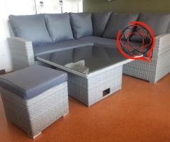 83 MEBLE NAROŻNIK RATTANOWY OGRODOWY RATTAN RATY