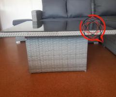 83 MEBLE NAROŻNIK RATTANOWY OGRODOWY RATTAN RATY