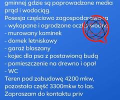 Sprzedam działkę 7500