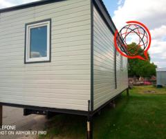 Domek letniskowy całoroczny mobilny podwozie