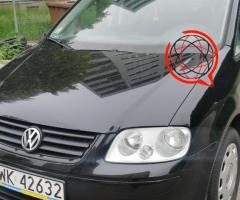 Touran vw 1.9 TDI do poprawek lakierniczych. Nowy rozrzad