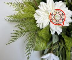 Wiązanka nagrobna, dekoracja na cmentarz , stroik
