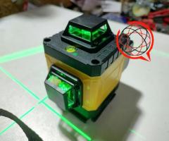 PROMOCJA! Laser krzyżowy Poziomica laserowa !!  16 linii 4d 360° zielona wiązka