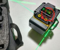 PROMOCJA! Laser krzyżowy Poziomica laserowa !!  16 linii 4d 360° zielona wiązka