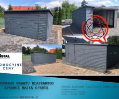 GARAŻE BLASZANE  DOMKI OGRODOWE HALE ZADASZENIA PROMOCYJNE CENY SPRAWDŹ!!!