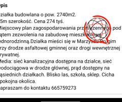 Działka budowlana