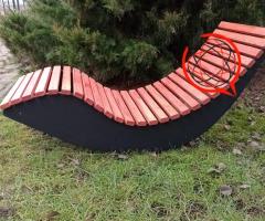 Leżak bujany impregnowany