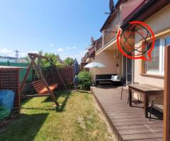 Dom szeregowy narożny w Łęgowie z dużą działką!