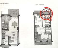 Dom szeregowy narożny w Łęgowie z dużą działką!