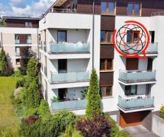 Apartament na parterze otoczony zielenią, Parkitka