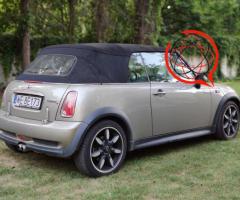 Mini cooper s cabrio sidewalk