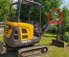 Minikoparka Volvo EC18D, długie ramię 2019 rok 1880mtg !!!