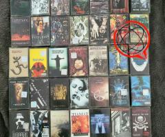 SPRZEDAM KOLEKCJĘ KASET MAGNETOFONOWYCH-GATUNEK HEAVY METAL