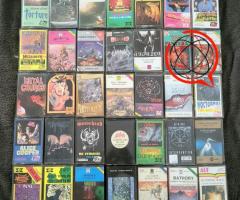 SPRZEDAM KOLEKCJĘ KASET MAGNETOFONOWYCH-GATUNEK HEAVY METAL