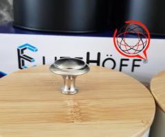 NOWE METALOWE POJEMNIKI #4 #CZARNE LUB BIAŁE + BAMBUSOWA POKRYWKA #KAWA #HERBATA #CUKIER #SÓL