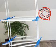 NOWA DUŻA & POJEMNA SUSZARKA NA PRANIE #IDEALNA NA BALKON #6 RAMION #KÓŁKA