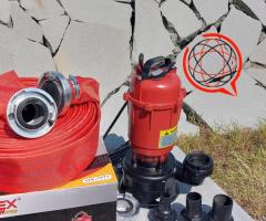 NOWA ŻELIWNA POMPA DO SZAMBA Z ROZDRABNIACZEM + 4 KOŃCÓWKI #MOŻLIWOŚĆ DOKUPIENIA WĘŻĄ 30M