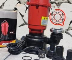 NOWA ŻELIWNA POMPA DO SZAMBA Z ROZDRABNIACZEM + 4 KOŃCÓWKI #MOŻLIWOŚĆ DOKUPIENIA WĘŻĄ 30M