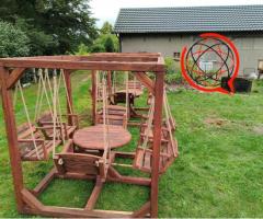Huśtawka ogodowa ze stolem itp do knajp restauracji
