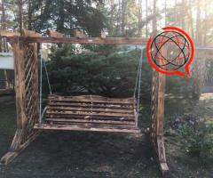 Huśtawka ogrodowa porządnie wykonana - producent